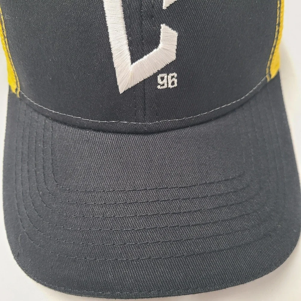 Columbus Crew Hat Snapback Trucker Mesh‎ Black Yellow MLS Soccer Lower Com Field